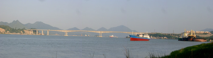 下白石大桥全景