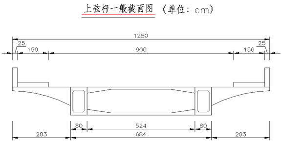 120米跨桁架拱桥检测 
